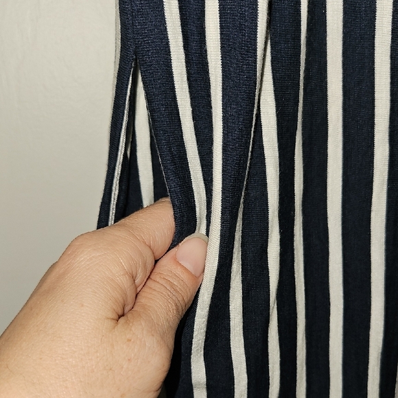 Navy And White Stripe BODEN Dress - Picture 6 of 6